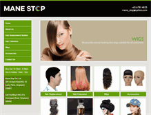 Tablet Screenshot of manestop.com.sg